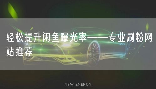 “轻松提升闲鱼曝光率——专业刷粉网站推荐