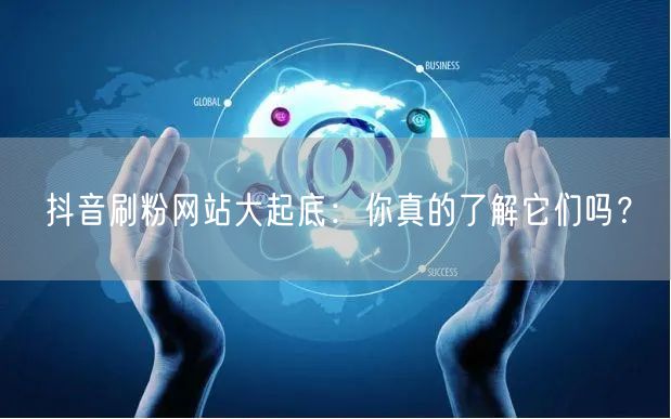 “抖音刷粉网站大起底：你真的了解它们吗？