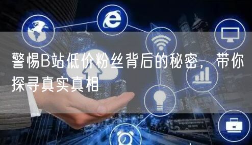 “警惕B站低价粉丝背后的秘密，带你探寻真实