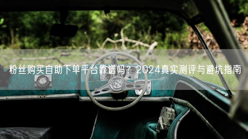 粉丝购买自助下单平台靠谱吗？2024真实测评与避坑指南