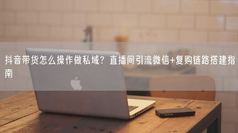 抖音带货怎么操作做私域？直播间引流微信+复购链路搭建指南